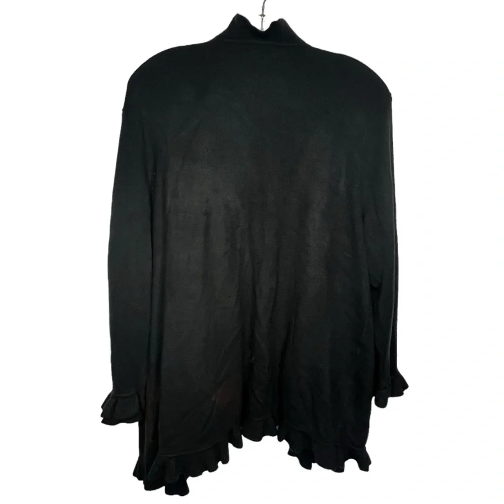Evie Woman Black‎ Cardigan Sweater - Picture 4 of 5